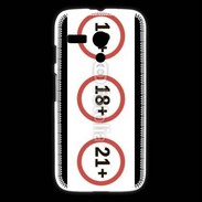 Coque Motorola G Interdit au moins de ...