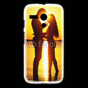 Coque Motorola G Couple sur la plage