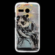 Coque Motorola G Kiss graffiti