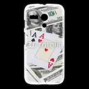 Coque Motorola G Paire d'as au poker 2