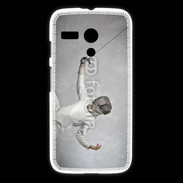Coque Motorola G Escrime noir et blanc