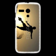 Coque Motorola G beach soccer couché du soleil