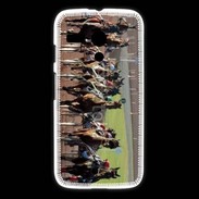 Coque Motorola G Arrivée de course de trot en sulky