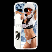 Coque Motorola G Charme et snowboard