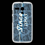 Coque Motorola G Since crane bleu 1993