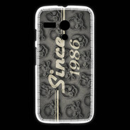 Coque Motorola G Since crane gris 1986