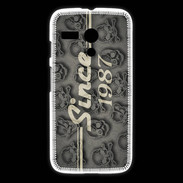 Coque Motorola G Since crane gris 1987