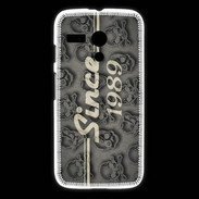 Coque Motorola G Since crane gris 1989