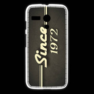 Coque Motorola G Since 1972 gris