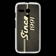 Coque Motorola G Since 1991 gris