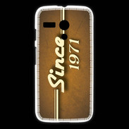 Coque Motorola G Orange since 1971