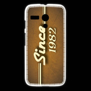 Coque Motorola G Orange since 1982