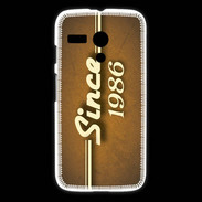 Coque Motorola G Orange since 1986
