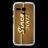 Coque Motorola G Orange since 2002
