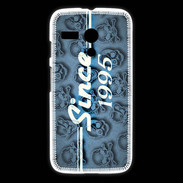 Coque Motorola G Since crane bleu 1995