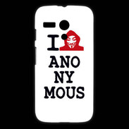 Coque Motorola G I love anonymous