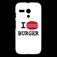Coque Motorola G I love Burger