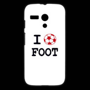 Coque Motorola G I love Foot