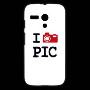 Coque Motorola G I love Pic