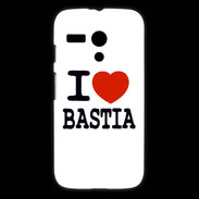 Coque Motorola G I love Bastia