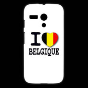 Coque Motorola G I love Belgique 2