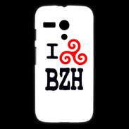 Coque Motorola G I love BZH 2
