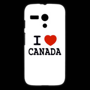 Coque Motorola G I love Canada