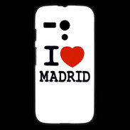 Coque Motorola G I love Madrid
