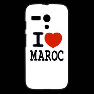 Coque Motorola G I love Maroc