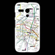 Coque Motorola G Plan de métro de Paris