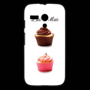 Coque Motorola G Cupcake lui et moi PR