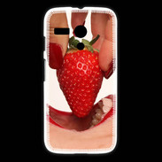 Coque Motorola G Plaisir et fraise PR10