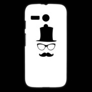 Coque Motorola G chapeau moustache