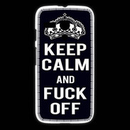 Coque Motorola G Keep Callm Fuck Off Noir