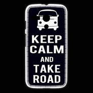 Coque Motorola G Keep Calm Take Road Noir