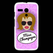 Coque Motorola G Miss Champagne Rousse