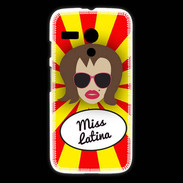 Coque Motorola G Miss Latina Chatain