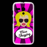 Coque Motorola G Miss Shopping Blonde