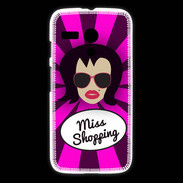 Coque Motorola G Miss Shopping Brune