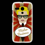 Coque Motorola G Mister Business Blond
