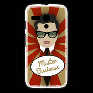 Coque Motorola G Mister Business Brun