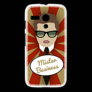 Coque Motorola G Mister Business Chatain