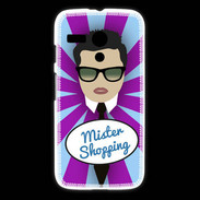 Coque Motorola G Mister Shopping Brun