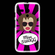 Coque Motorola G Miss Swag Chatain
