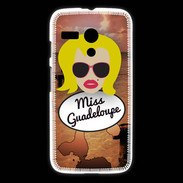 Coque Motorola G Miss Guadeloupe Blonde