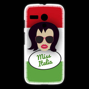 Coque Motorola G Miss Italie Brune