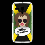 Coque Motorola G Miss Jamaica Chatain