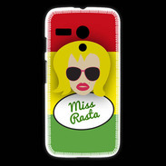 Coque Motorola G Miss Rasta Blonde