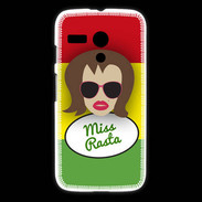 Coque Motorola G Miss Rasta Chatain