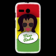 Coque Motorola G Miss Rasta Black